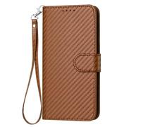 Funda para Motorola Moto G84, piel de primera calidad en relieve, función atril y ranuras para tarjetas, compatible con Motorola Moto G84, color café