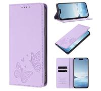 Funda para Motorola Moto G86 Case, Cierre Magnético Función Soporte Bloqueo RFID Flip Billetera de Cuero PU Carcasa Móvil para Motorola Moto G86, Morado