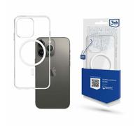 Funda para móvil 3MK MagCase Magnética Silicona Transparente para iPhone 15 Pro Max