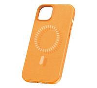Funda para móvil Baseus Fauxther Cover PU cuero naranja magnética para iPhone 15 Plus