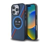 CG Mobile BMW HC Motorsport - Funda para iPhone 16 Pro MAX, Duradera, a Prueba de Golpes, Compatible con Magsafe, Funda Circular IML Azul Marino