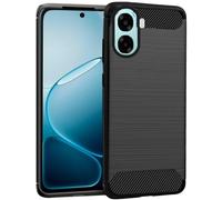 Funda para móvil Cool Carcasa COOL Carbón Negro Silicona Flexible Ligera para Oppo A6x / A6x 5G