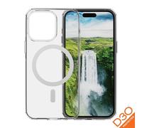 Funda para móvil dbramante1928 Iceland Ultra D3O MagSafe transparente blanca para iPhone 15 Pro