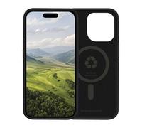 dbramante1928 Monaco Funda MagSafe para iPhone 15 Pro Silicina Reciclada, Protección 3 Capas, Color Negro Noche