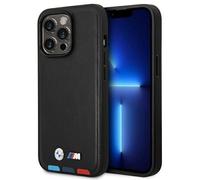 Funda para Móvil Funda IPHONE 14 Pro BMW Cuero Tricolor Negro Magsafe Compatible