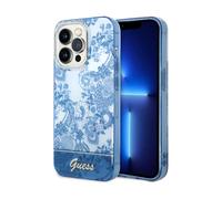 Funda para móvil Guess GUHCP14LHGPLHB Porcelain Collection Azul - iPhone 14 Pro