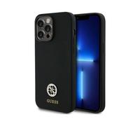 Funda para móvil Guess GUHCP14XM4DGPK Silicona Logo Rhinestone 4G Negro - iPhone 14 Pro Max