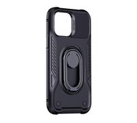 Funda para móvil Joyroom JR-14S2 rígida con soporte giratorio negra para iPhone 14 Pro
