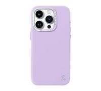 Funda para móvil Joyroom Starry PN-14F2 piel sintética púrpura con cristales para iPhone 14 Pro
