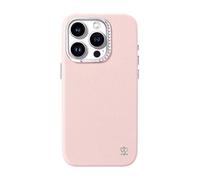 Funda para móvil Joyroom Starry PN-14F4 piel sintética rosa con cristales para iPhone 14 Pro Max