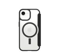 Funda para móvil OtterBox React Folio case Black Crystal transparente y negro para iPhone 17e/16e/15/14/13