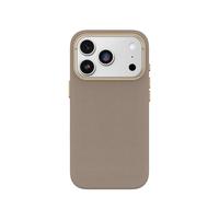Funda para móvil OtterBox Symmetry Cactus Leather Cover case Piel de cactus Gris claro para iPhone 17 Pro