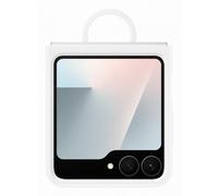 Samsung Silicone Case with Ring Funda Plegable de Silicona con Anillo para Galaxy Z Flip6 | Z Flip7 FE, White