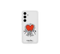 Funda para móvil Samsung Flipsuit Case TPU Roja Transparente para Galaxy S24+