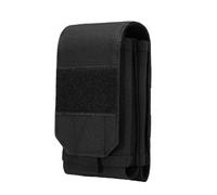 Funda para móvil táctica, porta teléfono de cinturón Molle impermeable con bolsillos dobles integrados, funda para móviles de cinturones tácticos, chaleco mochila
