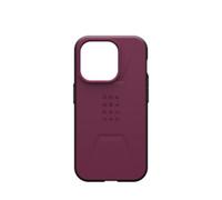 Funda para móvil UAG Civilian Magsafe Cover Burdeos compatible con iPhone 15 Pro
