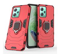 Funda para móvil Xiaomi Redmi Note 12 5G / Poco X5 Carcasa Magnética con Anillo Imán Antigolpes Resistente Rígida Dura [Tecnología Absorción Golpes] (Xiaomi Redmi Note 12 5G / Poco X5, Rojo)