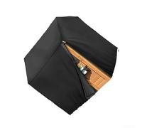 Funda para muebles de exterior para casa de juegos, tela Oxford 600D, impermeable y resistente a los rayos UV, 120 x 110 x 140 cm, color negro, 1 unidad