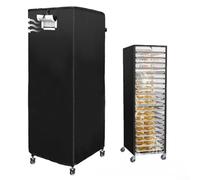 Funda para muebles de exterior para estante de sartenes de 10 niveles, tela Oxford 210D/420D resistente con rejillas de ventilación y cierre de cremallera, protección impermeable contra el polvo para