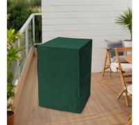 Funda para muebles de exterior, tela Oxford 210D, impermeable, resistente a los rayos UV, protectores de sillas de parrilla para sillas apiladas, sillas individuales, color verde (64 x 64 x 120 cm)