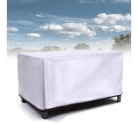 Funda para Muebles de Jardín, 140x100x70cm Funda Mesa Exterior Cuadrada Exterior Impermeable Protector Mesa Exterior Fundas para Muebles de Terraza Resistente al Viento Anti-UV Tela Oxford 600D