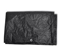 Funda para muebles de jardín, 250 x 210 x 90 cm, color negro | 8 ojales de aluminio, cuerda de fijación incluida, resistente al agua y al desgaste, lavable