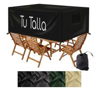 Funda para muebles de jardín a medida, transpirable para mesa y sillas, resistente al agua, resistente al viento, funda protectora para mesa de jardín, hechos a medida, colore [131]