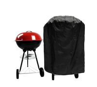 Funda Para Muebles De Jardin Cubierta for parrilla de barbacoa jardín y patio 20 tamaños, cubierta impermeable for horno al aire libre, protectora tela Oxford, redonda for muebles(Black58x77cm)