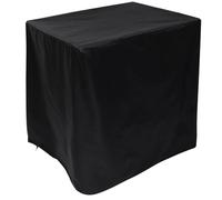 Funda para Muebles de Jardín Exterior 210d Oxford Negra | Resistente al Viento Polvo, Cubre Mobiliario de Patio, Uso en Terraza y Zona de Parrilla