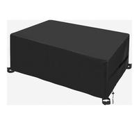 Funda para muebles de jardín, impermeable, de tela Oxford 420D, rectangular, para mesa de patio, resistente a los rayos UV y a los desgarros