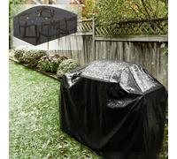 Funda para Muebles de Jardín Impermeable Funda Protectora Muebles Jardin, 200x55x35cm/LxWxH 420D Oxford Anti-UV Funda Muebles Exterior Cubierta de Polvo Funda Protectora para Muebles de Jardin