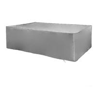 Funda para muebles de patio con material Oxford 210D resistente al agua y al viento, diseño de correa ajustable para mantener la funda en su lugar durante condiciones climáticas fuertes
