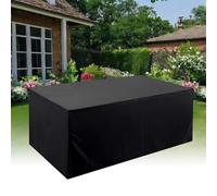 Funda para Muebles de Patio, Resistente, Impermeable, para Exteriores, 125 x 155 x 110 cm, Resistente al Viento, Anti-UV, para mesas y sillas, protección para sofás de r