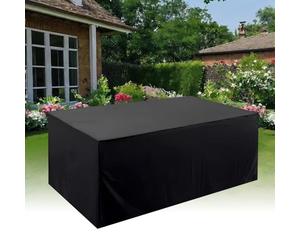 Funda para Muebles de Patio, Resistente, Impermeable, para Exteriores, 125 x 155 x 110 cm, Resistente al Viento, Anti-UV, para mesas y sillas, protección para sofás de r