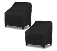 Funda para muebles para todo tipo de clima, ajuste personalizado con cordón para sillas al aire libre