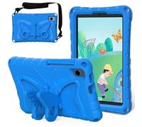 Funda para niños compatible con Lenovo Tab One de 8.7 pulgadas/K9 TB305FU (2025), ligera, a prueba de golpes, funda protectora resistente de EVA con correa para el hombro, bonita funda de mariposa