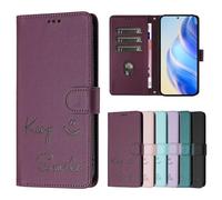 Funda para Nokia HMD Skyline, a prueba de golpes, de piel sintética, con tapa para teléfono, funda protectora con tarjetero y cierre magnético para Nokia HMD Skyline, color morado