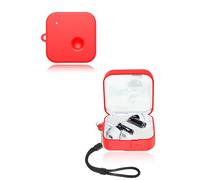 Funda para Nothing Ear (3) Auriculares yystao Funda de Silicona Suave Compatible con Nothing Ear (3), con Cordón, A Prueba de Polvo, Resistente a Golpes y Duradero, Rojo