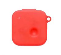 Funda para Nothing Ear3 True Wireless Earbuds, funda de silicona suave con llavero de cordón, kit de limpieza, juego de protección (rojo)