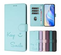 Funda para Nothing Phone 2A, a prueba de golpes, de piel sintética, con tapa para teléfono, funda protectora con estampado de sonrisa en relieve con tarjeteros, cierre magnético, soporte para teléfono