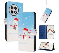 Funda para OnePlus 13R 5G,Cuero PU Carcasa,Tipo Libro Flip Case con Tarjetas y Cartera,Soporte Plegable,Cierre magnético,Protección Completa(Navidad/1)
