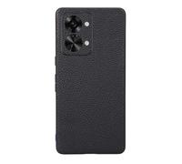 Funda para Oneplus Nord 2T,Diseño de Grano Elevado en la Superficie,Protección Anti caídas,Anti Huellas Dactilares,Anti arañazos,Apariencia de imitación de Cuero de plástico Suave-Black