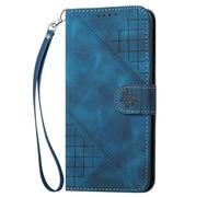 Funda para OnePlus Nord 4 5G, funda de piel retro con tapa tipo cartera, funda protectora a prueba de golpes con función atril para OnePlus Nord 4 5G, color azul