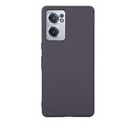 Funda para Oneplus Nord CE2 5G,Diseño de Grano Elevado en la Superficie,Protección Anti caídas,Anti Huellas Dactilares,Anti arañazos,Apariencia de imitación de Cuero de plástico Suave-Grey