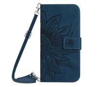 Funda para OnePlus Nord CE4 5G con cordón para tarjetero, funda magnética con tapa trasera para OnePlus Nord CE4 5G, funda protectora para OnePlus Nord CE4 5G, color azul tinta