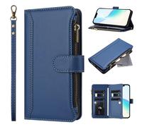 Funda para Oneplus Nord CE4 5G, funda de piel a prueba de golpes con cierre magnético y función atril para Oneplus Nord CE4 5G, color azul oscuro