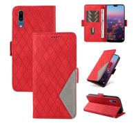 Funda para OnePlus Nord CE4 Lite, a prueba de golpes, de piel, delgada, con cierre magnético, soporte para tarjetas, ranura para identificación, funda protectora para OnePlus Nord CE4 Lite, color rojo