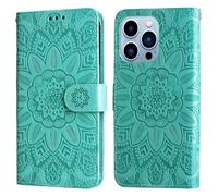 Funda para OnePlus Nord CE4 Lite, para OnePlus Nord CE4 Lite, a prueba de golpes, de piel de girasol, con ranuras para tarjetas, soporte plegable, soporte magnético, protección completa, a prueba de