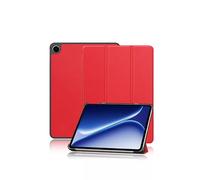 Funda para OnePlus Pad Go 2/Oppo PAD Air5 Android 16 Tablet de 12,1 pulgadas, yystao Slim Stand con Diseño Triple Plegable, Resistente a Golpes y Polvo Rojo