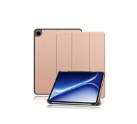 Funda para OnePlus Pad Go 2/Oppo PAD Air5 Android 16 Tablet de 12,1 pulgadas, yystao Soporte delgado con diseño de triple pliegue, a prueba de golpes y a prueba de polvo, oro rosa